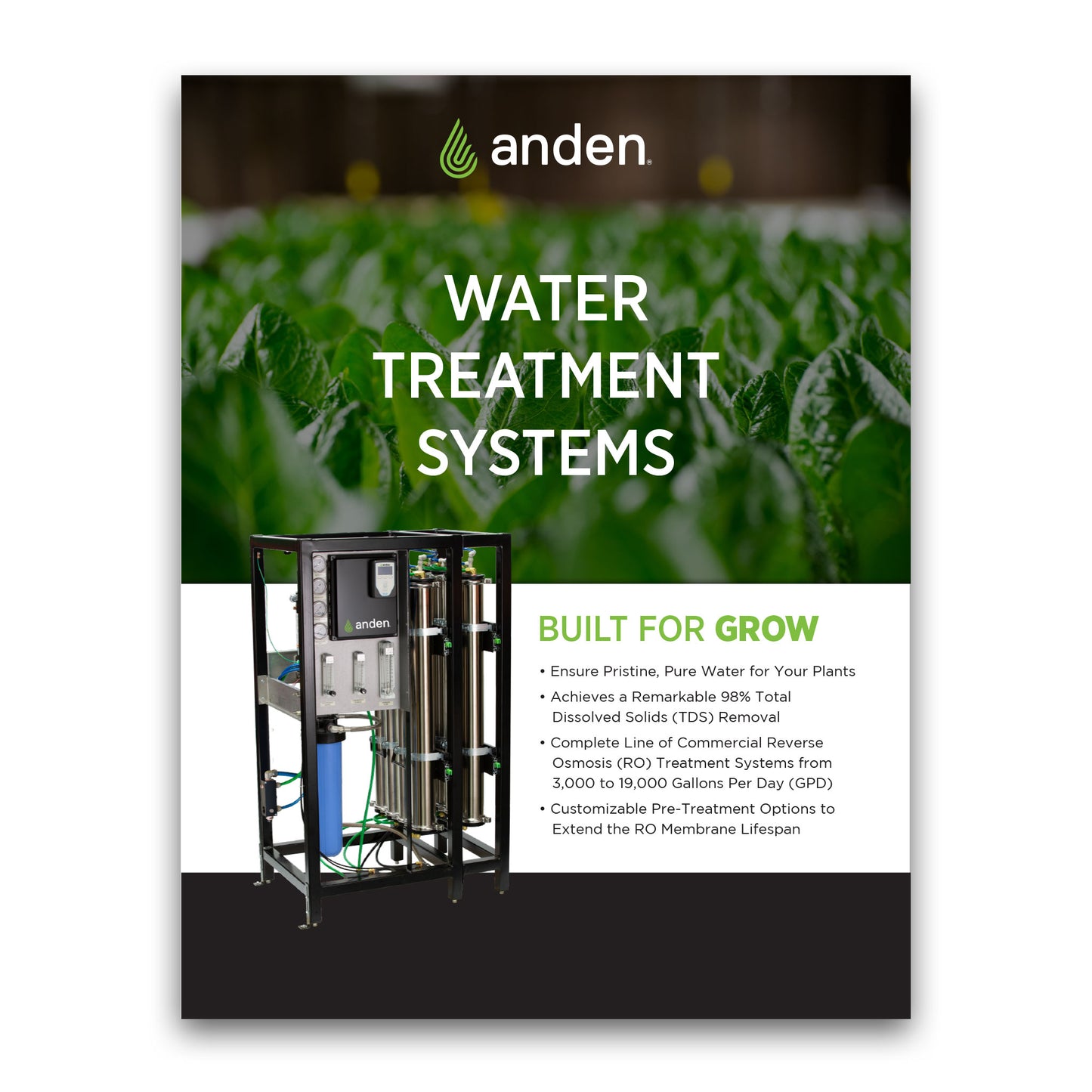 Anden Water Treatment Systems Brochure #6587
